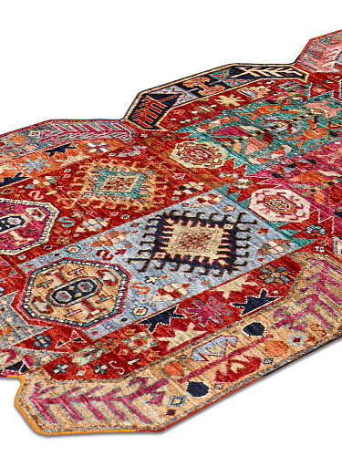 Multishape Luxury 100% Wool Rug