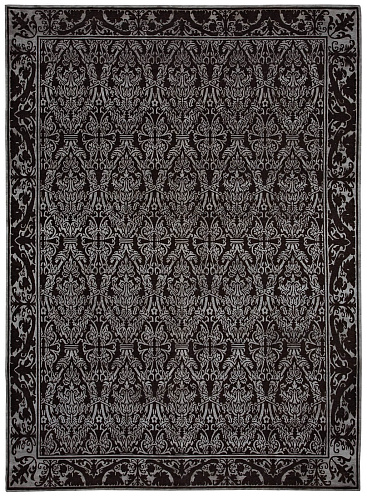 Alcaraz Black Luxury Hand-woven Rug
