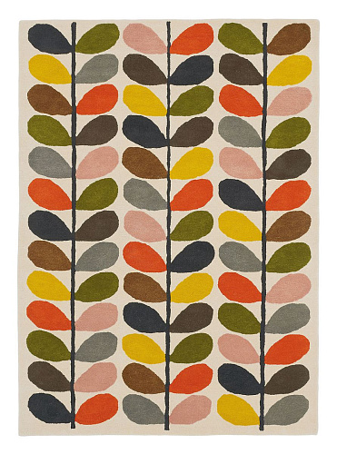 Classic Leaves Indian Wool Rug