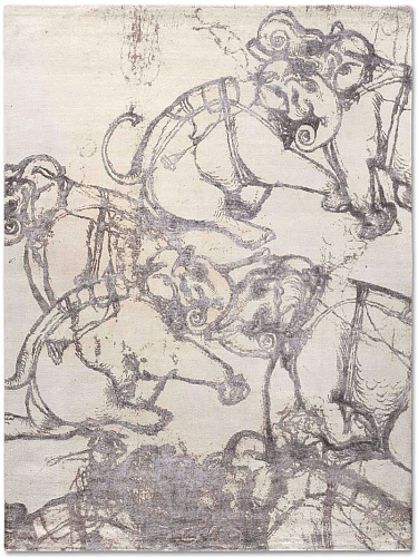 Elephants Hand-Woven Exquisite Rug