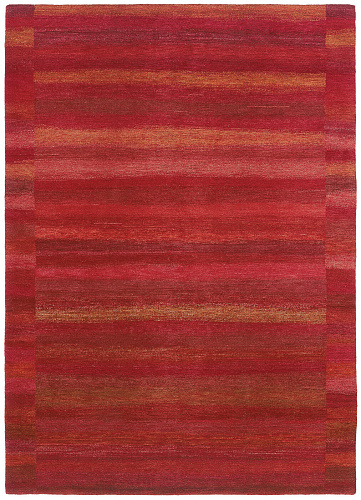 Hand-woven Red Line Luxury Rug