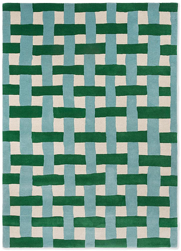 Woven Emerald/Aquamarine Rug