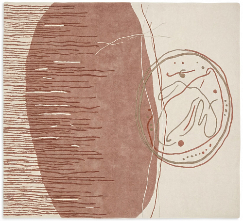 Archive Seal Rose Artisan Rug