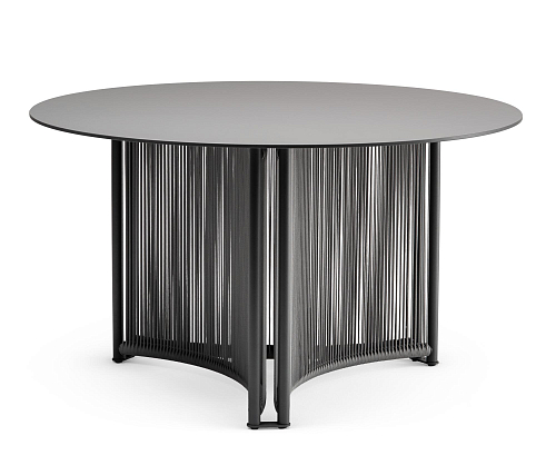Altana Gray Round Outdoor Dining Table