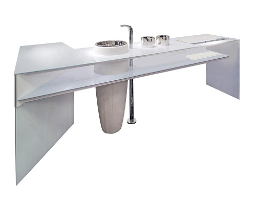 Essential Minimalist White Bar Counter