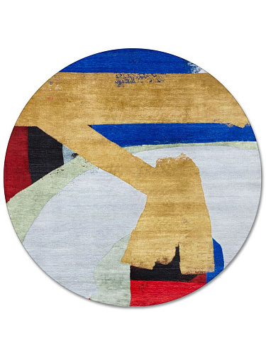 Original Round Hand-Woven Exquisite Rug