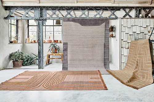 Flow Misty Rose Flatwoven Rug Series 1