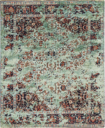 Serapi Blue Hand Knotted Luxury Rug