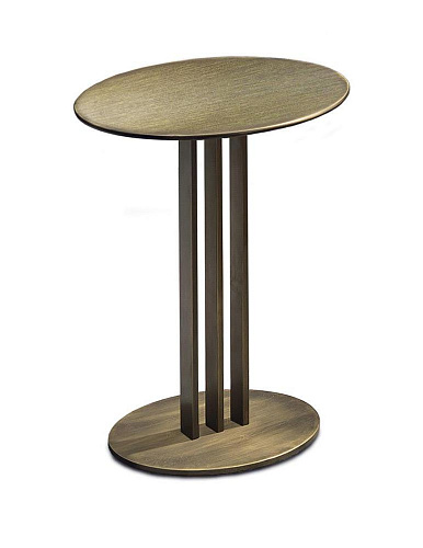 Modernist Bronze Side Table