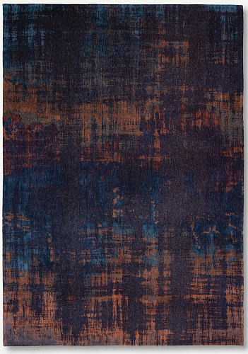 Erased Art Black Flatwoven Modern Rug