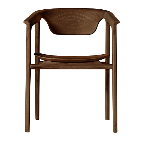 Duna Brown Contemporary Italian Chair