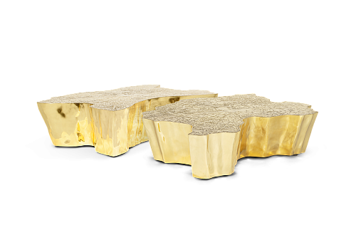 Gold Designer Coffee Table