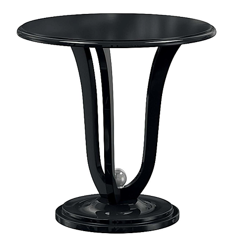 Oscar Black Italian Side Table