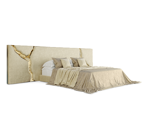 Fissure White Designer Headboard