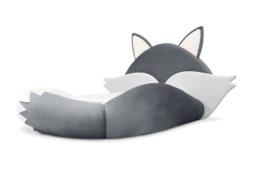 Fox Grey Kids Bed