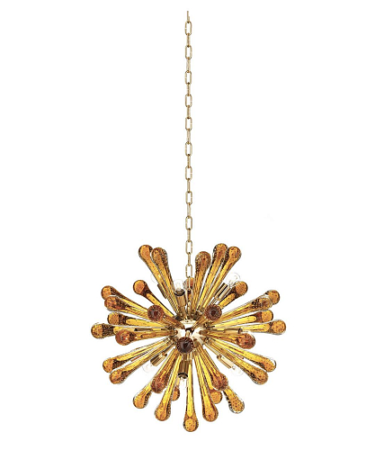 Sputnik Gold Chandelier