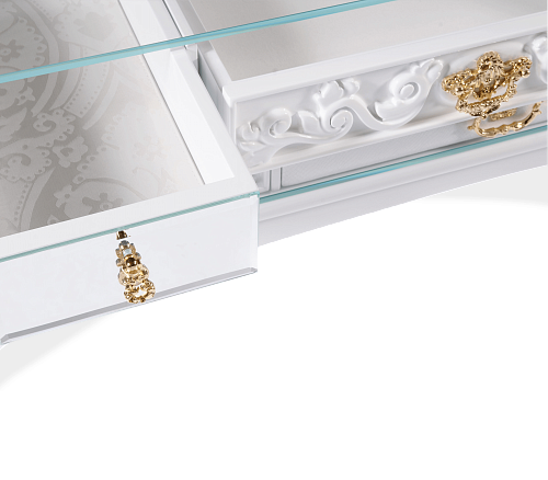 Windsor White Luxe Console