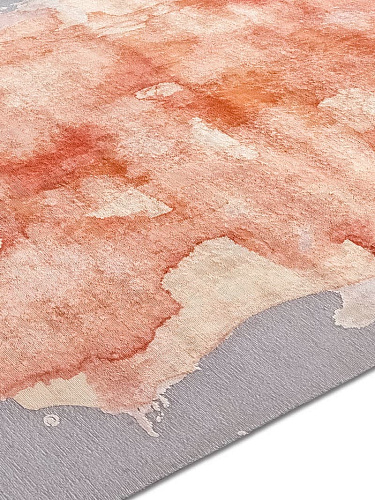 Mono Rose Luxury Hand-Woven Rug