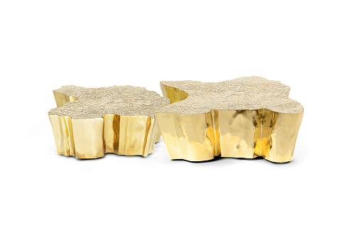 Gold Designer Coffee Table