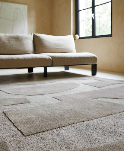 Fresco Cement Wool Rug