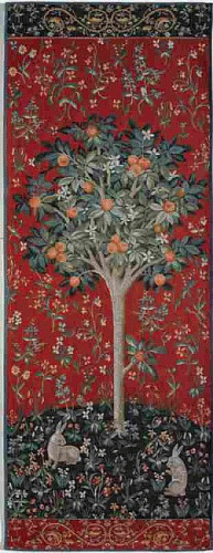 Medieval Orange Tree French Tapestry