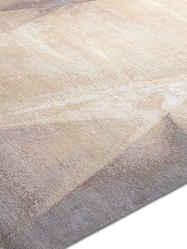 Yellow Mauve Handwoven Luxury Rug