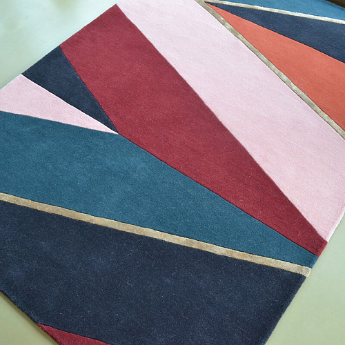 Hand Woven Geometric Rug