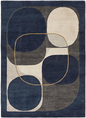 Nocturne Circles Fine Rug