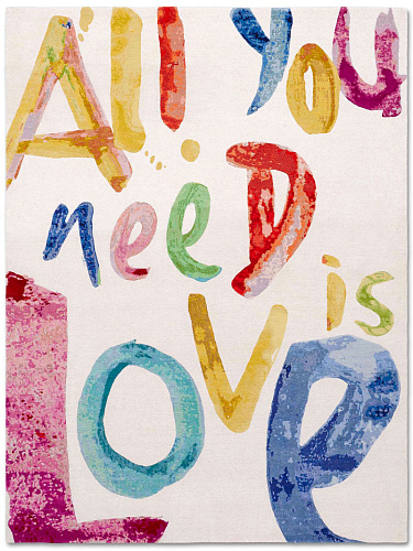 All You need is Love Luxury Hand-Woven Rug