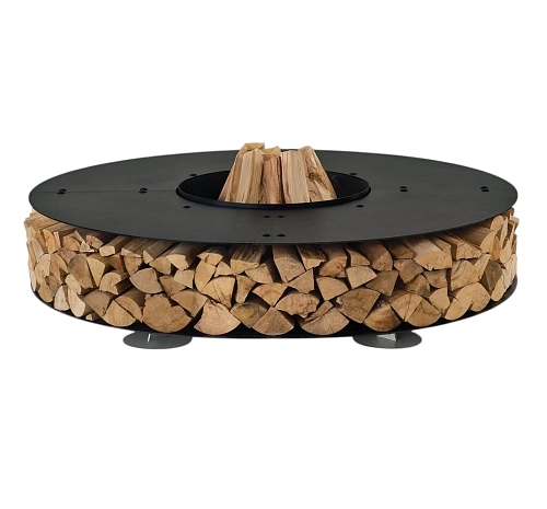 Steel Round Black Fire Pit