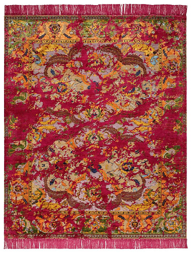 Oriental Red Hand-woven Luxury Rug
