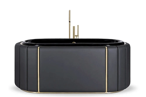 Royal Soak Black Bathtub