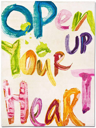 Open Up Your Heart Luxury Hand-Woven Rug