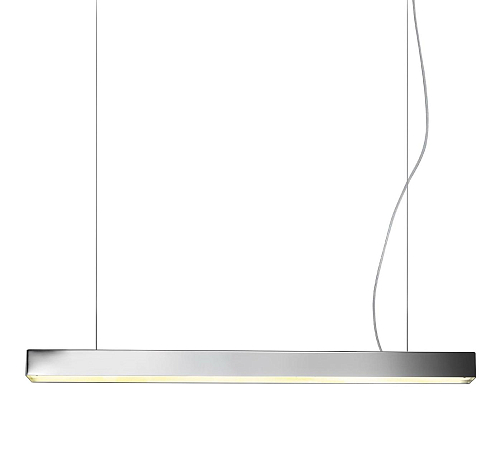 Polished Nickel LED Bar Chandelier