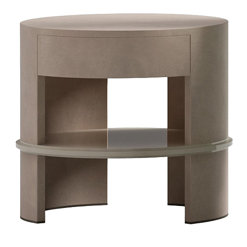 Liam Exquisite Leather Nightstand