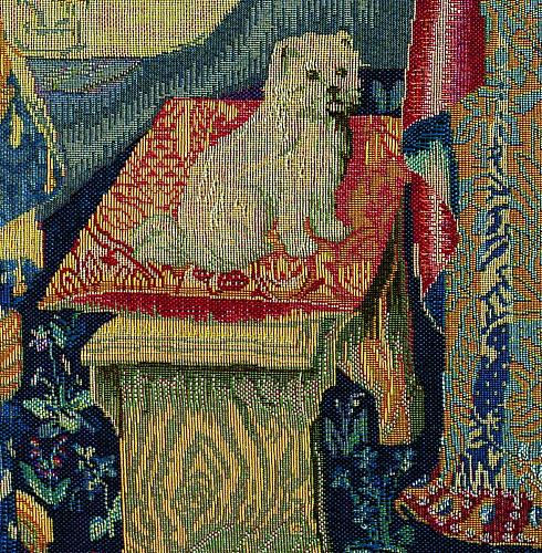 Lady with the Dog French Tapestry