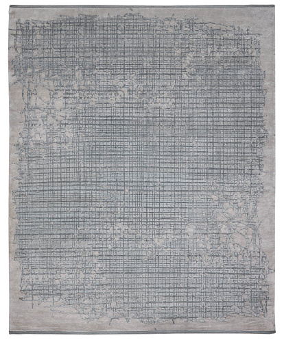 Grid Grey Luxurious Rug