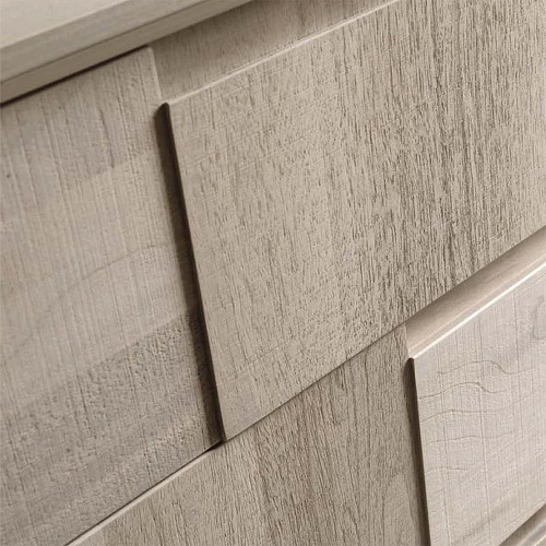 Trama e Ordito Grey Italian Nightstand