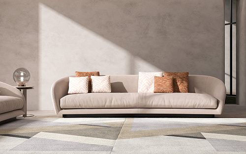 Chic Downtown Italian Sofa