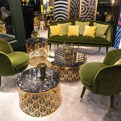 Cabaret Gold Italian Coffee Table