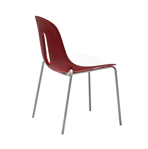Gotham Red and White Chair