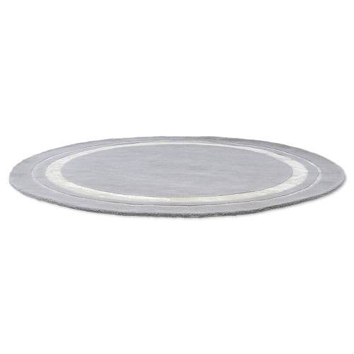 Redbrook Grey Round Hand-Tufted Rug