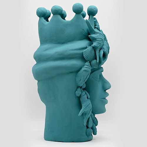 Teal Moor's Head Artisan Craft