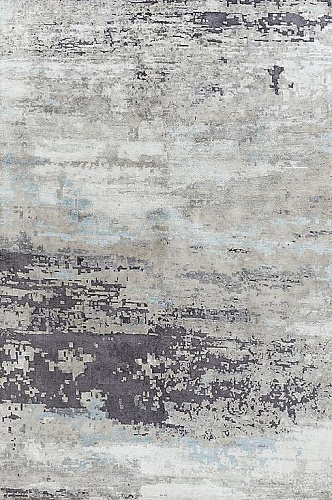 Abstract Luxury Bamboo Silk Rug