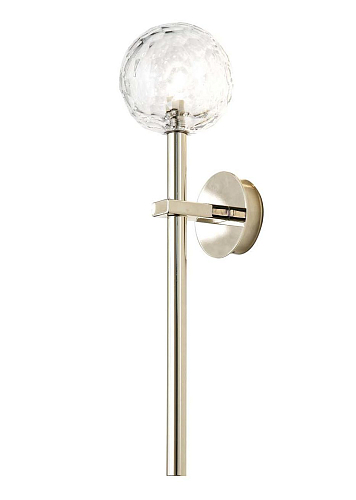 Gold Cactus Crystal Wall Sconce