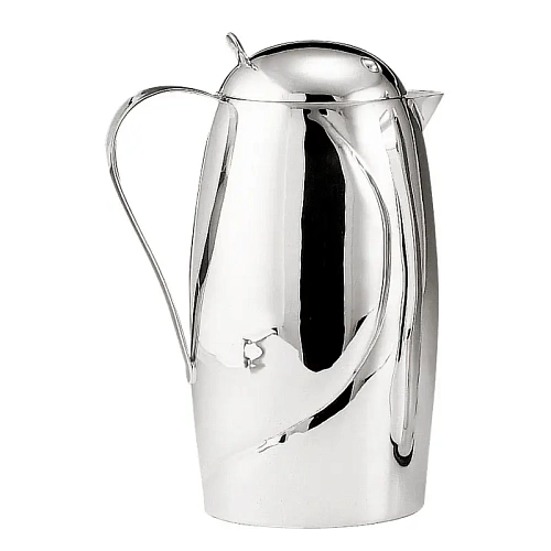 Silver-Plated Thermos Jug Pettirosso