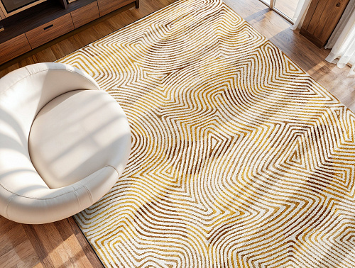 Bohemian Mustard Area Rug