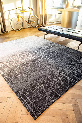 Grey Jacquard Rug