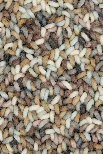 Tufted Loop Pile Wool Rug