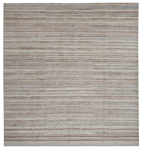Wool Grey Luxury Hand-woven Rug